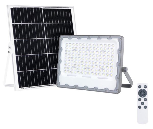 LED Reflektor so solárnym panelom FOCUS LED/100W/15000 mAh 3,2V 6000K IP65 + diaľkové ovládanie