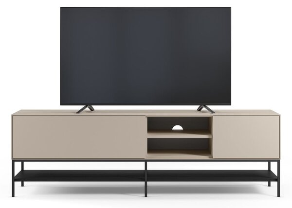Krémový TV stolík 180x55x35 cm Amira – Marckeric
