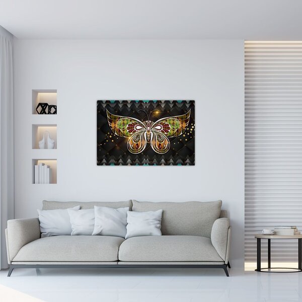 Obraz - Čarovný motýľ (90x60 cm)