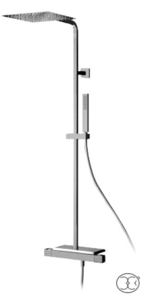 Alpi Naboo - sprchový systém s termostatom, chróm, ALNA 79SM2151