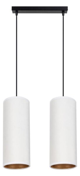 Luster na lanku AVALO 2xE27/60W/230V biela/medená