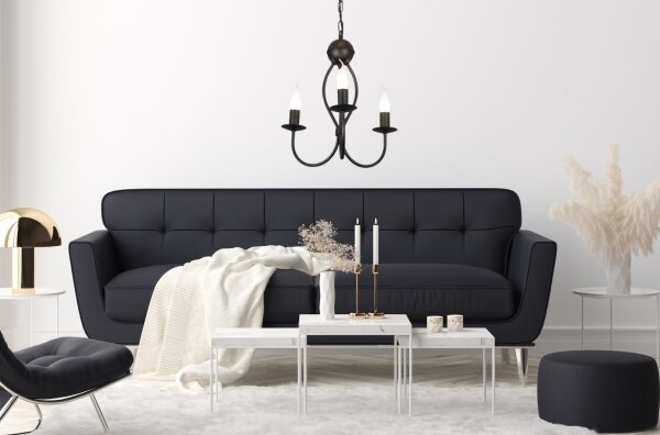 Luster na reťazi ARTHUR 3xE14/40W/230V