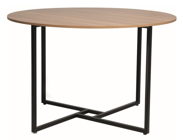 Jedálenský stôl ASANTE, 120x76, dub/čierna