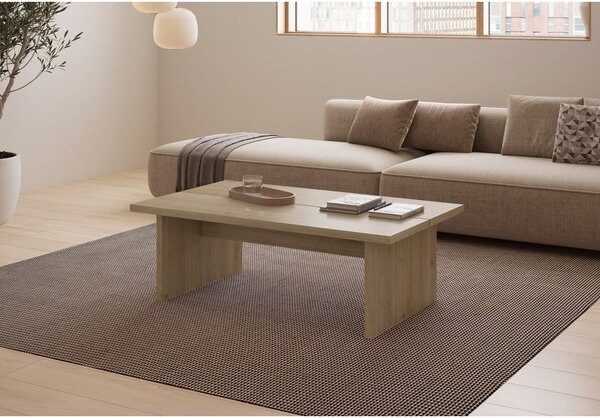Konferenčný stolík s doskou v dubovom dekore v prírodnej farbe 70x120 cm Loana – Marckeric