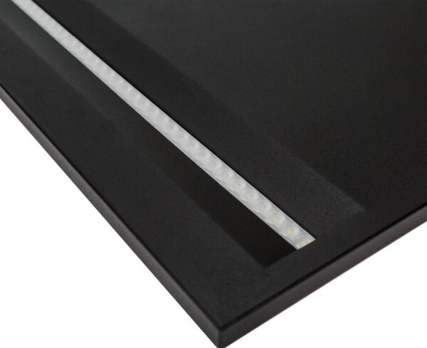 LED Panel ALGINE LED/44W/230V 60x60 cm 4000K UGR<16 čierna