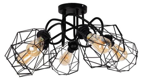 Prisadený luster DIAMENT 5xE27/60W/230V