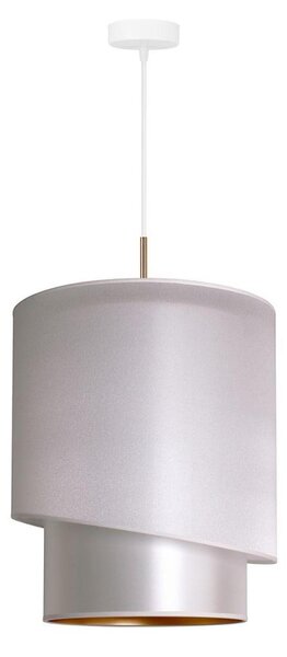 Duolla - Luster na lanku PARIS 1xE27/15W/230V pr. 40 cm strieborná/zlatá