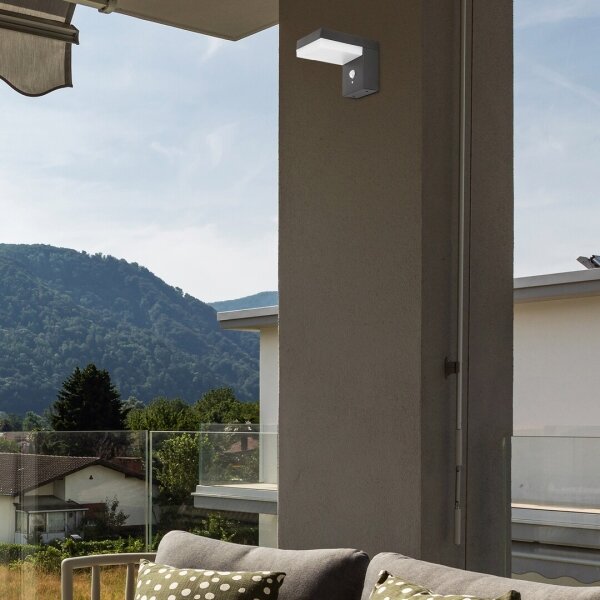 Rabalux 77009 - LED Solárne svietidlo so senzorom ZREBAR LED/6W/3,7V IP44
