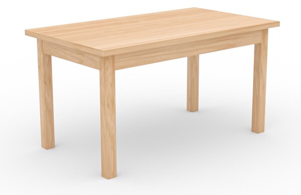 Rozkladací jedálenský stôl RODOS 82, 80x76x140-180, dub kraft zlatý
