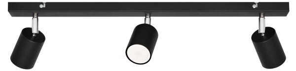 LED Bodové svietidlo TUNE 3xGU10/4,8W/230V čierna