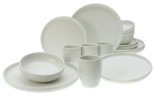 KOMBINOVANÝ SERVIS, 16-dielne, kamenina Creatable - Online Only bytové doplnky, Online Only
