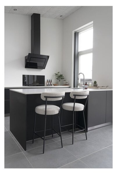 Biela barová stolička (výška sedadla 65 cm) Badalona – House Nordic