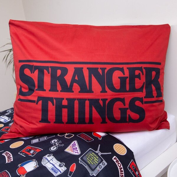 Bavlnené detské obliečky na jednolôžko 140x200 cm Stranger Things "Upside Down" – Jerry Fabrics