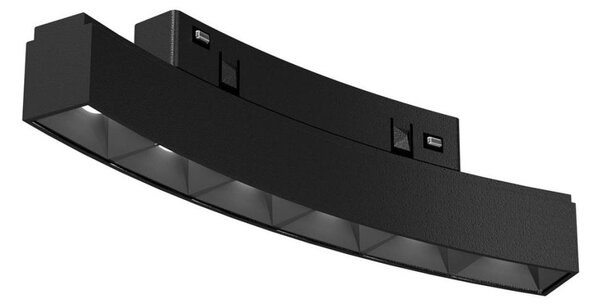 LED Svietidlo do lištového systému MAGNETIC TRACK LED/6W/48V 4000K čierna