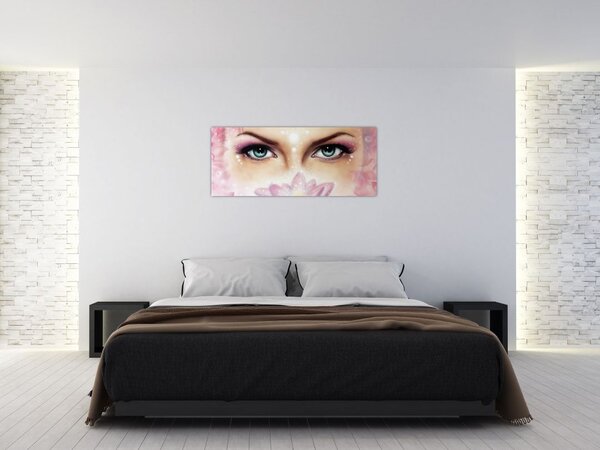 Obraz - Očarujúce oči (120x50 cm)