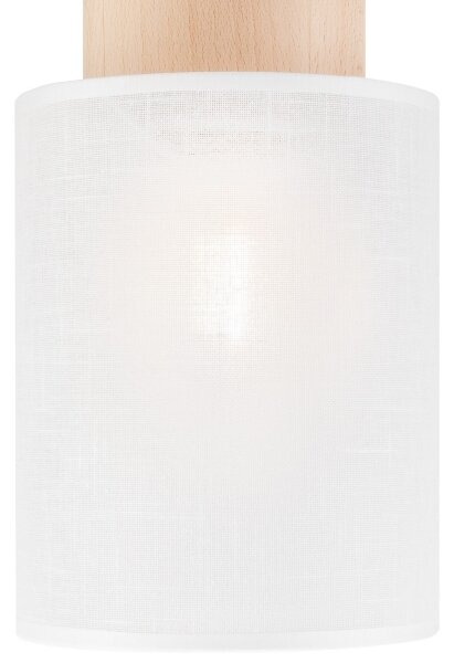 Stropné svietidlo ARI 1xE27/60W/230V pr. 16 cm biela buk