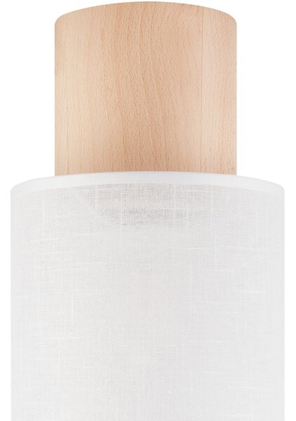 Stropné svietidlo ARI 1xE27/60W/230V pr. 16 cm biela buk