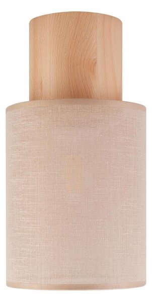 Stropné svietidlo ARI 1xE27/60W/230V pr. 16 cm béžová buk