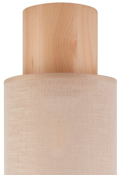 Stropné svietidlo ARI 1xE27/60W/230V pr. 16 cm béžová buk