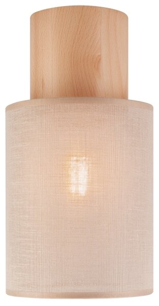 Stropné svietidlo ARI 1xE27/60W/230V pr. 16 cm béžová buk