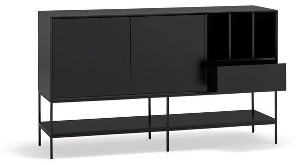 Čierna komoda 166x98x45 cm Platt – Teulat