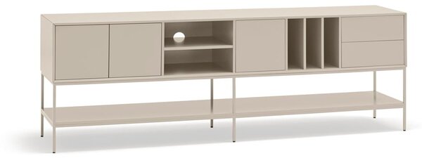 Krémový TV stolík 220x74x45 cm Platt – Teulat