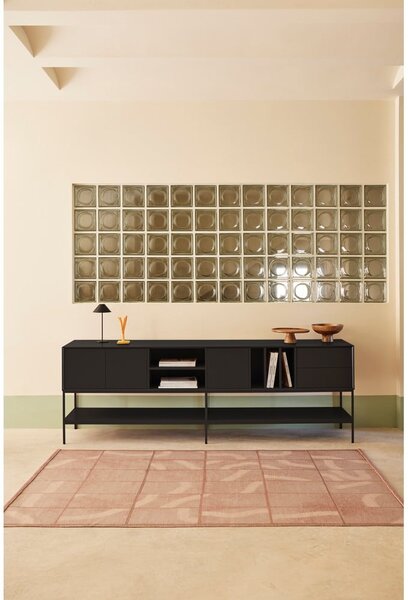 Krémový TV stolík 220x74x45 cm Platt – Teulat
