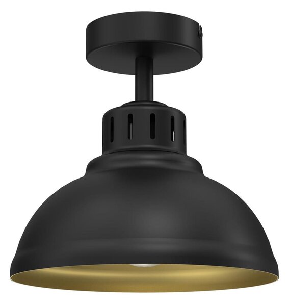 Prisadený luster SVEN 1xE27/15W/230V čierna/zlatá