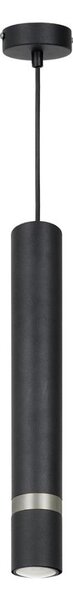 Luster na lanku JOKER 1xGU10/25W/230V čierna/matný chróm