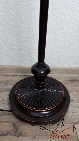 Stojaca lampa Tiffany - 40 * 27 * 152 cm / E27 / 60W - Clayre & Eef