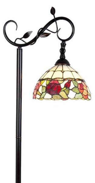 Stojaca lampa Tiffany - 40 * 27 * 152 cm / E27 / 60W - Clayre & Eef