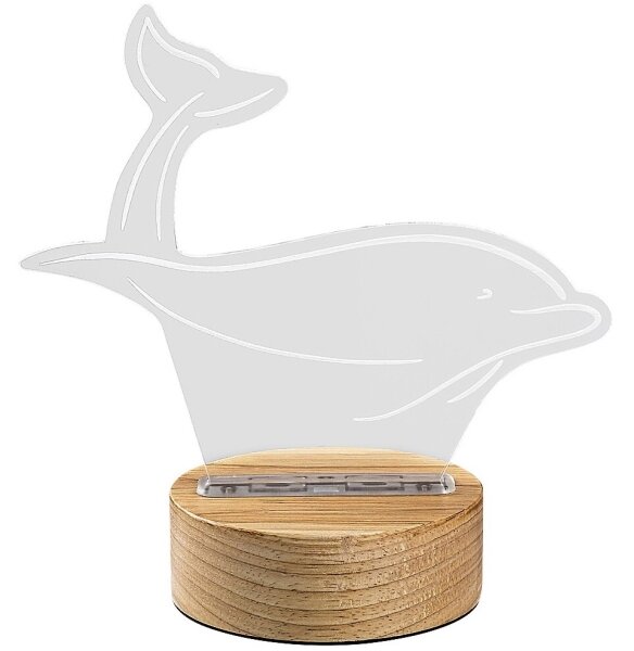 Rabalux 76002 - LED Detská stolná lampička AKALI LED/2W/5V 3000K delfín buk