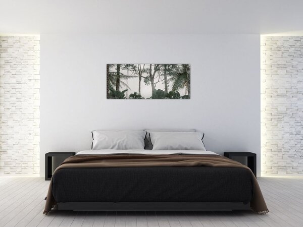 Obraz - Jungle v rannej hmle (120x50 cm)