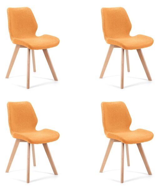 Jedálenská stolička Sivan (oranžová). Vlastná spoľahlivá doprava až k Vám domov. 1069599