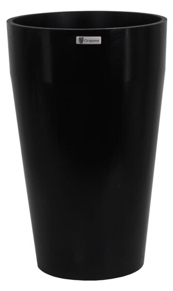 Čierny kvetináč Grapano Monti, ø 45 cm