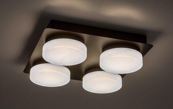Rabalux 75004 - LED Stropné kúpeľňové svietidlo ATTICHUS 4xLED/5,2W/230V IP44