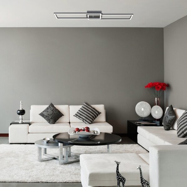 Rabalux 71004 - LED stmievateľné stropné svietidlo NEFERTUM LED/38W/230V + diaľkový ovládač