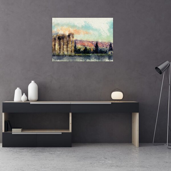 Obraz - Akropolis, Atény, Grécko (70x50 cm)