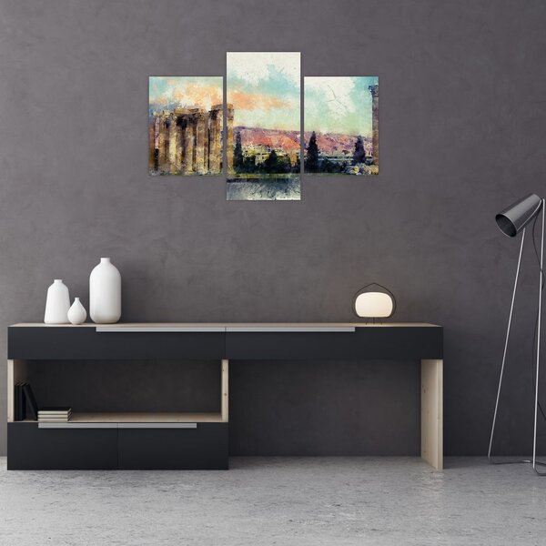 Obraz - Akropolis, Atény, Grécko (90x60 cm)