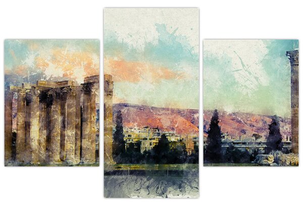 Obraz - Akropolis, Atény, Grécko (90x60 cm)