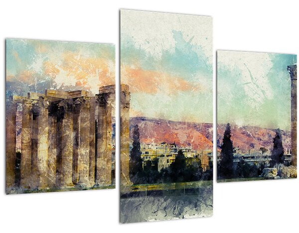 Obraz - Akropolis, Atény, Grécko (90x60 cm)