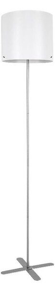 Rabalux 74012 - Stojacia lampa IZANDER 1xE27/40W/230V biela/strieborná