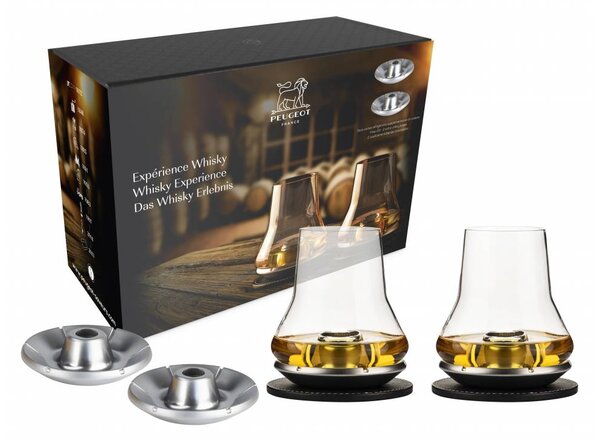 Peugeot Darčekové balenie 2 pohárov na whisky s chladiacimi podložkami, 0,38 l 266189