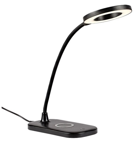 Rabalux 74013 - LED Stmievateľná dotyková stolná lampa HARDIN LED/5W/5V čierna