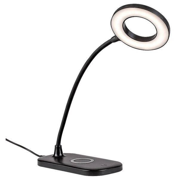 Rabalux 74013 - LED Stmievateľná dotyková stolná lampa HARDIN LED/5W/5V čierna