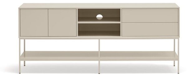 Krémový TV stolík 175x74x45 cm Platt – Teulat