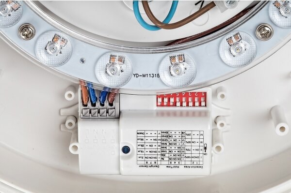 Rabalux 75012 - LED Stropné svietidlo so senzorom LARCIA LED/19W/230V IP44 biela
