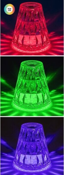 Rabalux 76004 - LED RGB Stmievateľná nabíjacia stolná lampa SIGGY LED/2W/5V 3000K