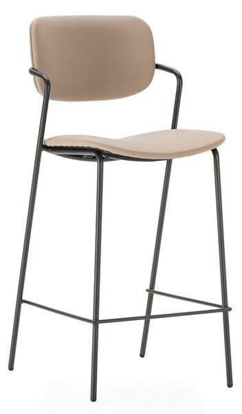 Béžové barové stoličky v súprave 2 ks (výška sedadla 68 cm) Maika – Marckeric