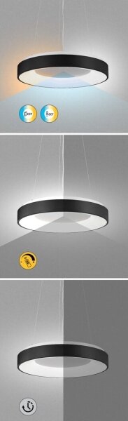 Rabalux 72001 - LED Stmievateľný luster na lanku CEILO LED/38W/230V čierna + DO